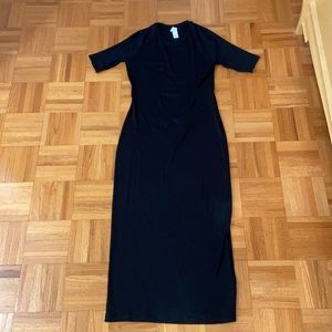 Ribbed jersey dress